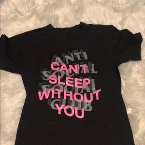 Anti social social club shirt